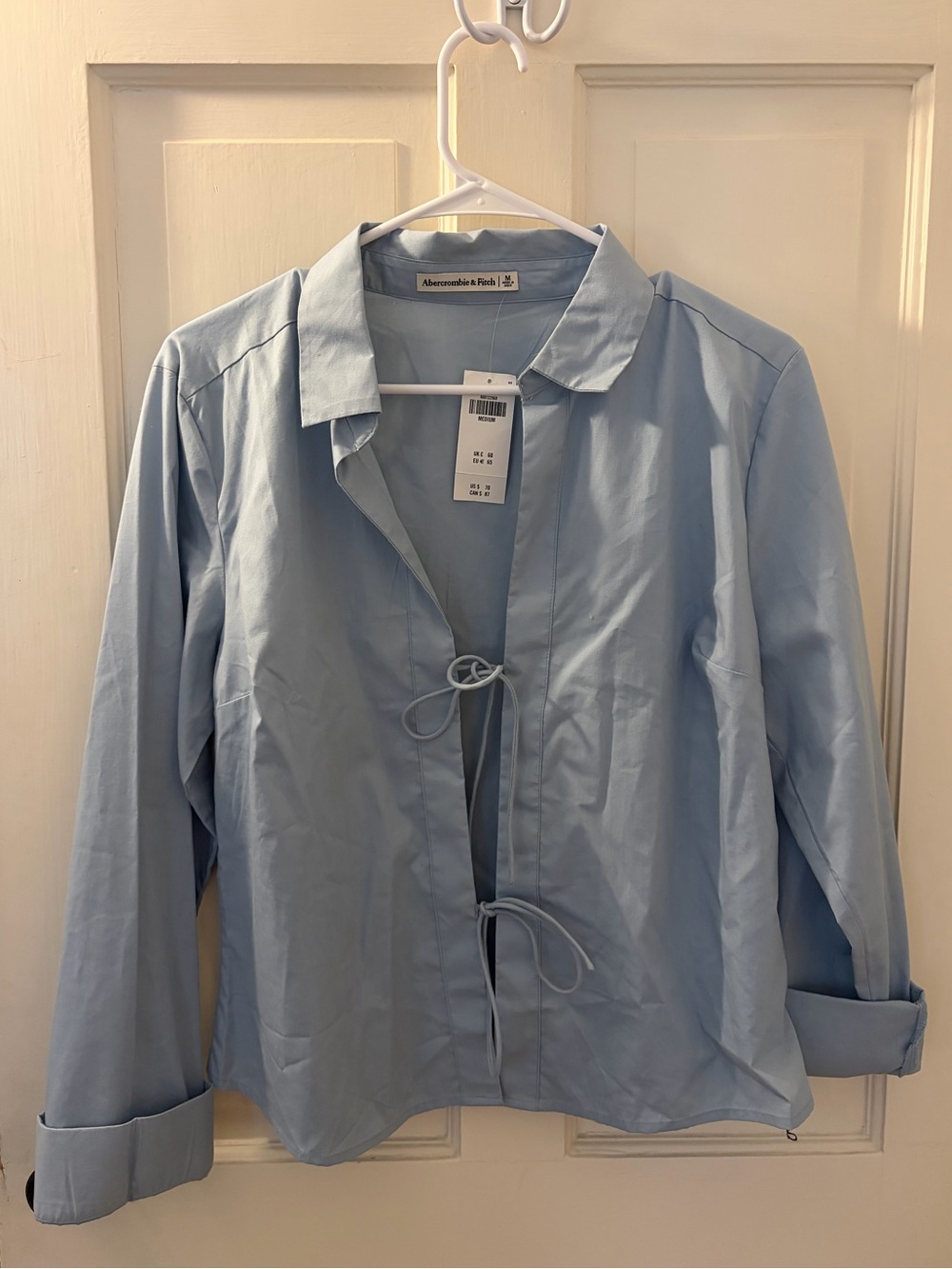 Abercrombie & Fitch Light Blue Collared Shirt